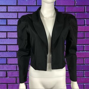 CoCo California Vintage Cropped Puff Sleeve Jacket